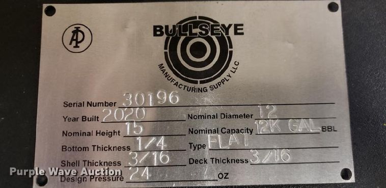 image for item HW9583 2020 Bullseye fuel tank