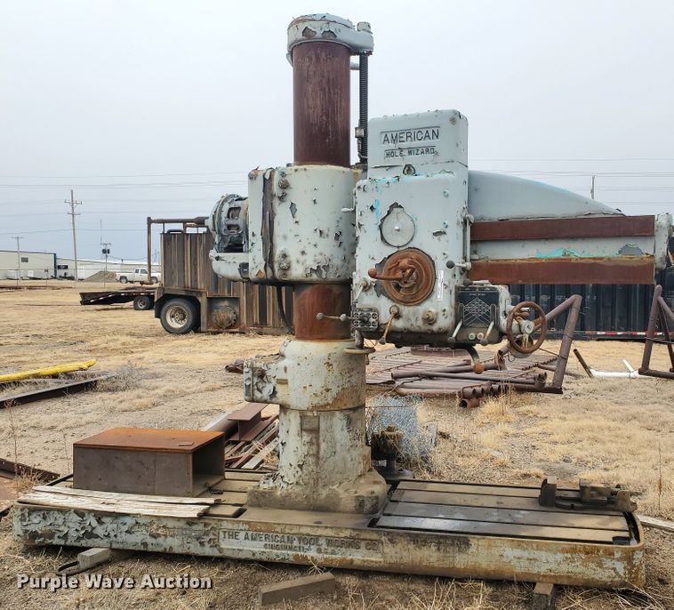 image for item HW9584 American Tool Works Hold Wizard radial arm drill