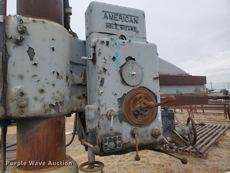 image for item HW9584 American Tool Works Hold Wizard radial arm drill