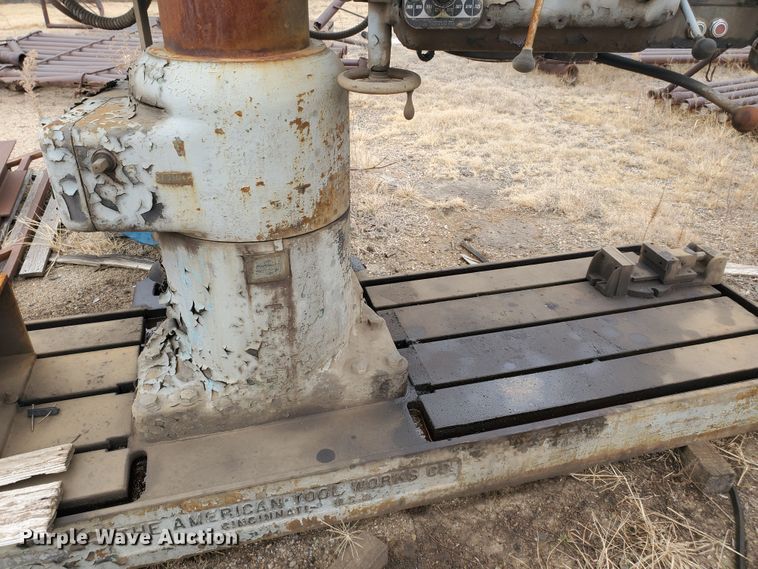 image for item HW9584 American Tool Works Hold Wizard radial arm drill