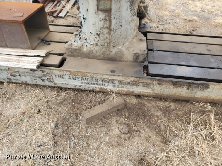 image for item HW9584 American Tool Works Hold Wizard radial arm drill