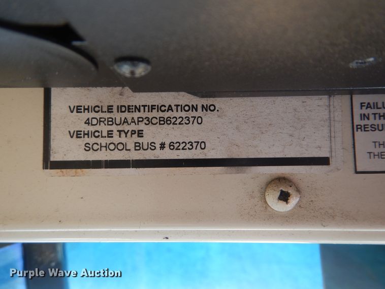 image for item HX9079 2012 International CE  school bus