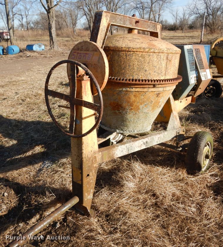 Stone concrete mixer in Paola, KS Item IG9084 sold Purple Wave