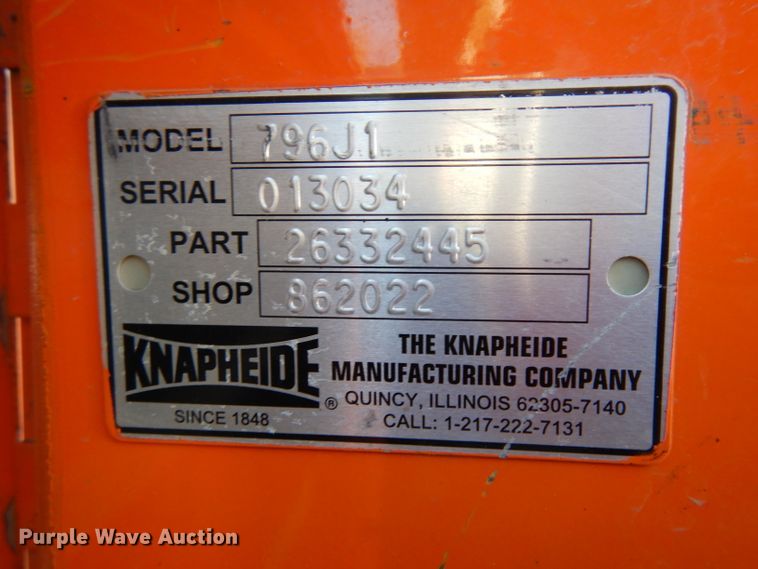 image for item IG9087 Knapheide utility bed