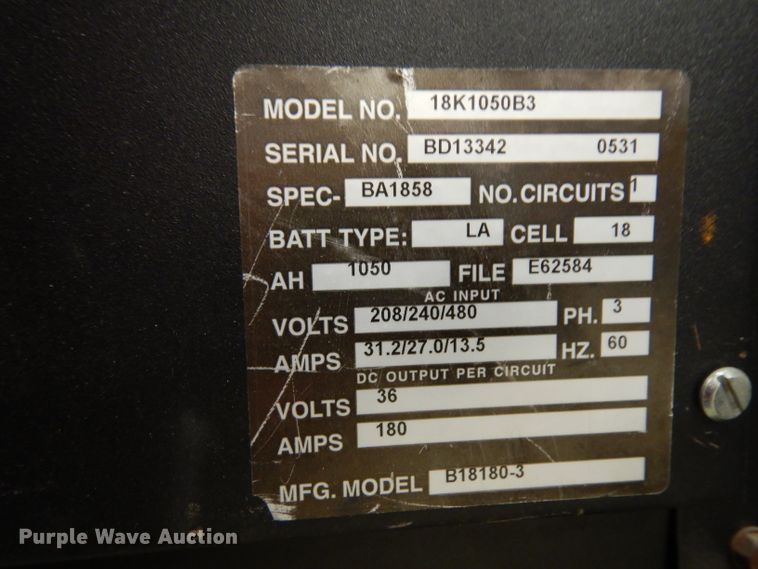 image for item IG9093 (4) Kodiak forklift chargers