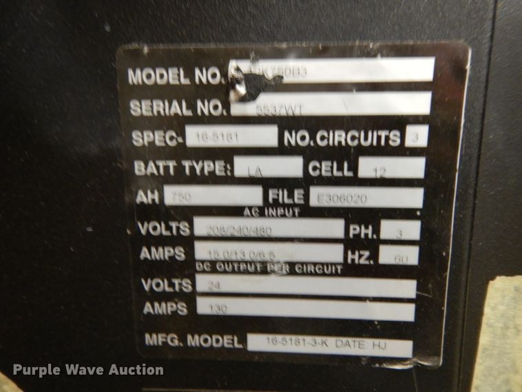 image for item IG9094 (5) Kodiak forklift chargers