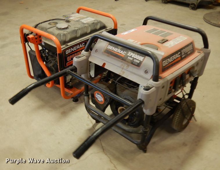 image for item IG9095 (2) Generac generators