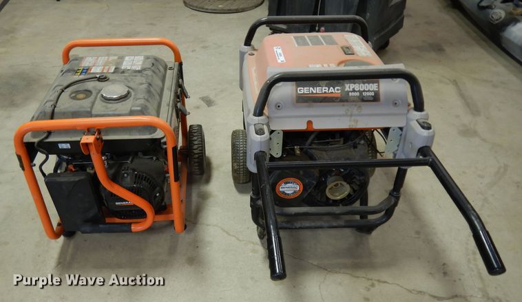 image for item IG9095 (2) Generac generators
