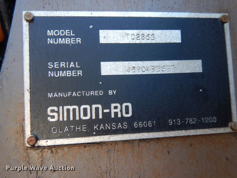 image for item DF3237 1993 Ford L8000  crane truck