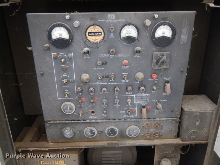 image for item DF3239 1967 ITT Service MB-15W  generator