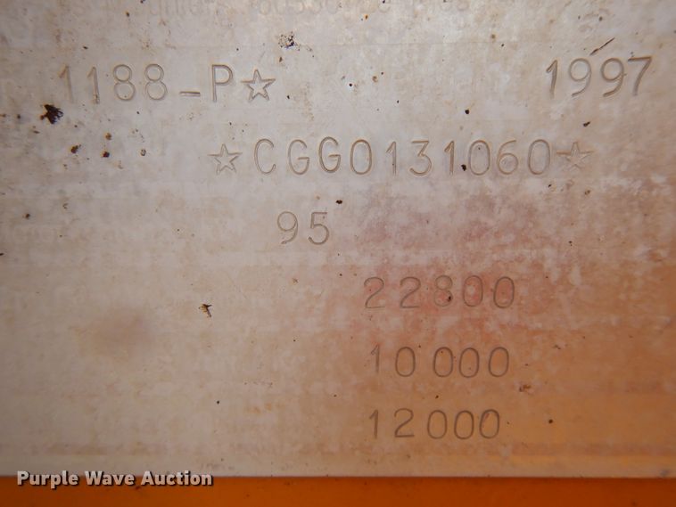 image for item DF6742 1988 Case 1188P  wheeled excavator