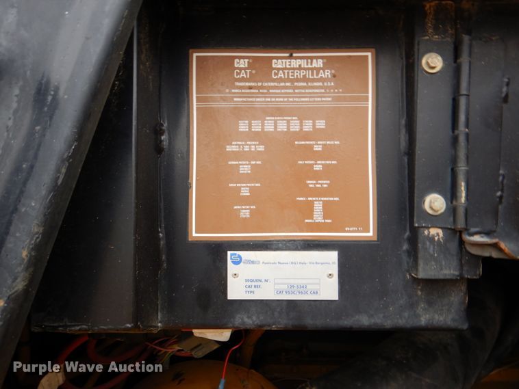 image for item DH5430 2001 Caterpillar 963C  track loader