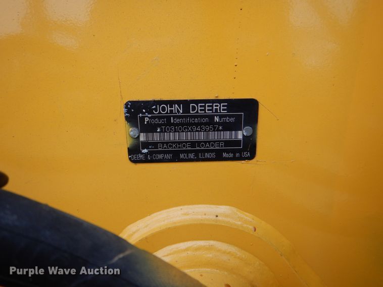 image for item DH5431 2005 John Deere 310G  backhoe