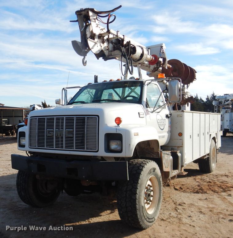 image for item DI3644 2002 GMC C8500  digger derrick truck