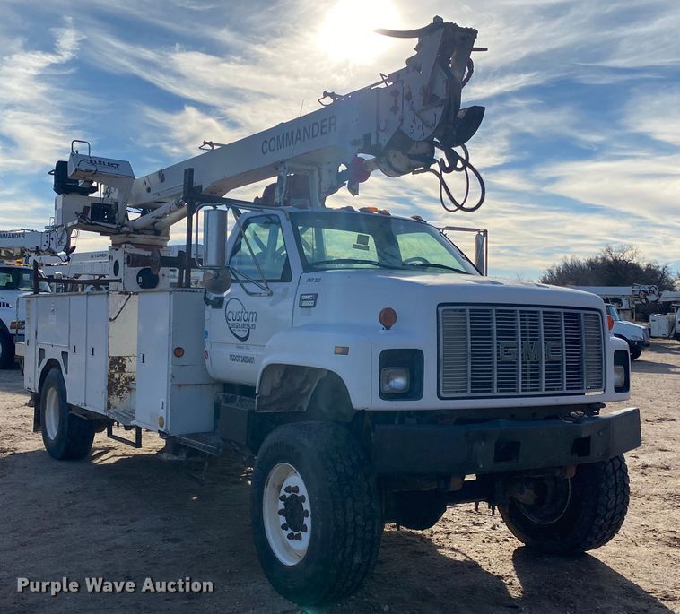 image for item DI3644 2002 GMC C8500  digger derrick truck