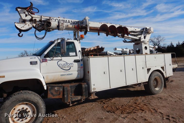 image for item DI3644 2002 GMC C8500  digger derrick truck