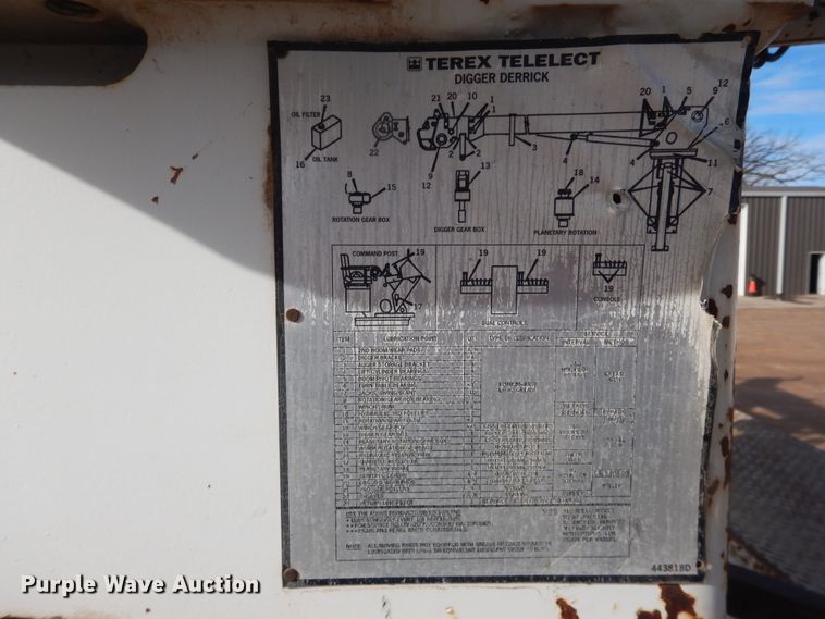 image for item DI3644 2002 GMC C8500  digger derrick truck