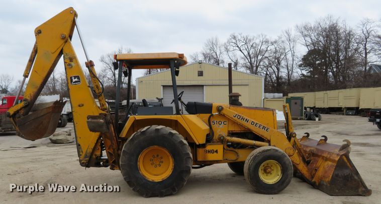 image for item DI3993 1986 John Deere 510C  backhoe