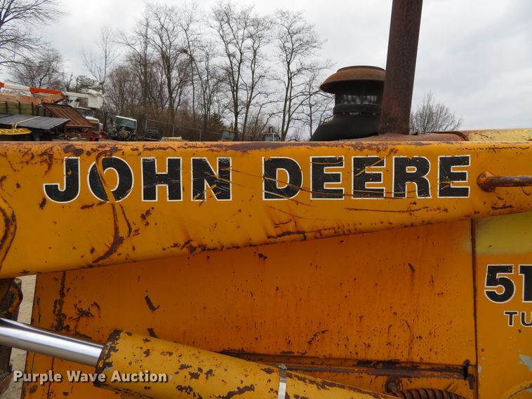 image for item DI3993 1986 John Deere 510C  backhoe