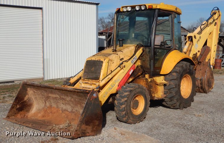 image for item DJ0362 2005 New Holland LB75B  backhoe