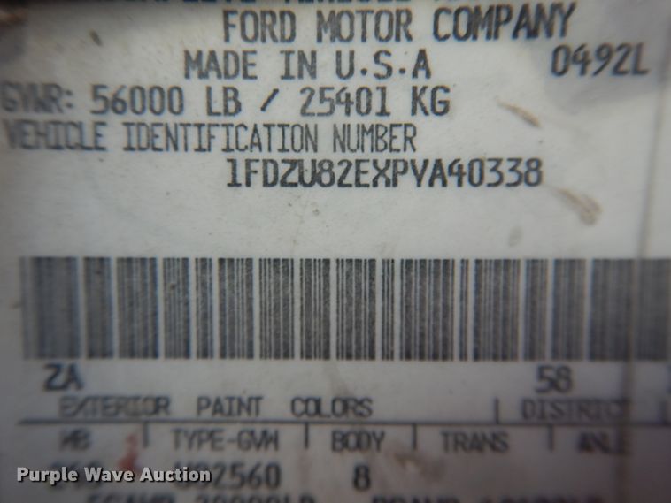 image for item DJ4813 1993 Ford L8000  ready mix truck