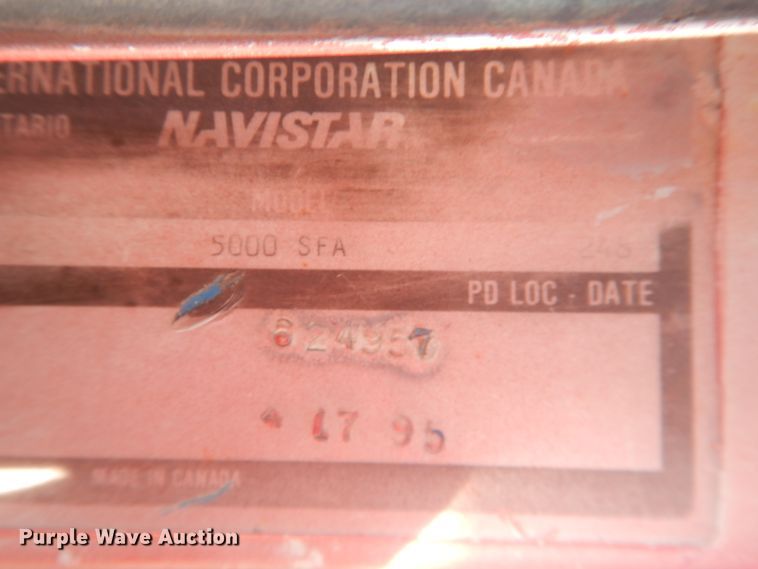 image for item DJ4853 1995 International 5000SFA  ready mix truck