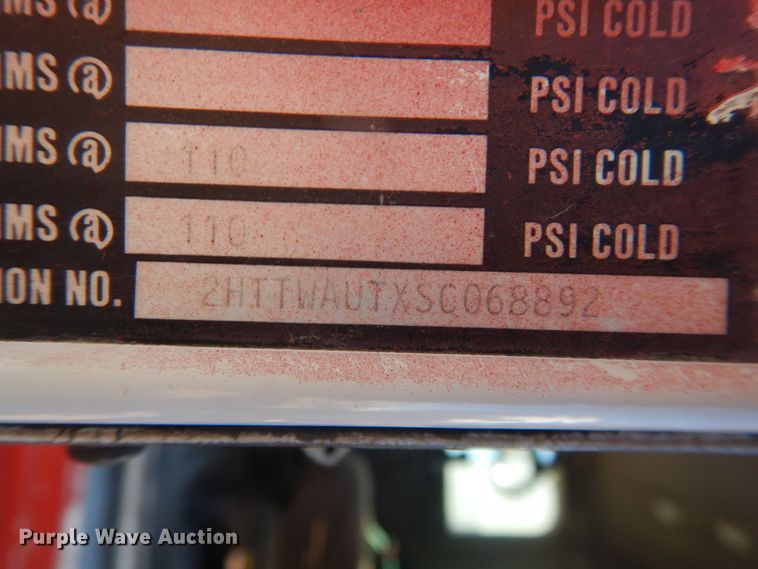 image for item DJ4853 1995 International 5000SFA  ready mix truck