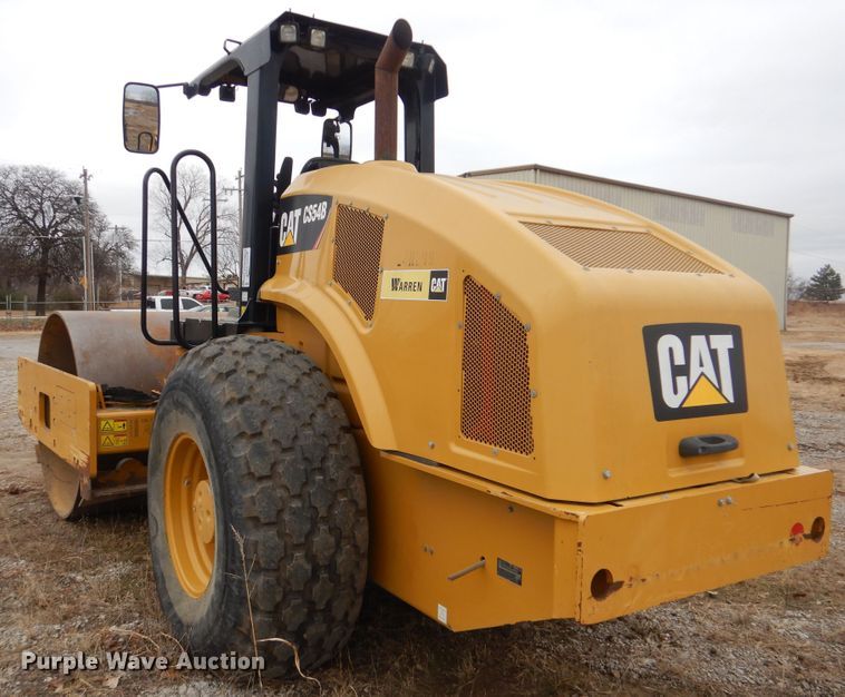 image for item DJ8583 2013 Caterpillar CS54B  single drum roller