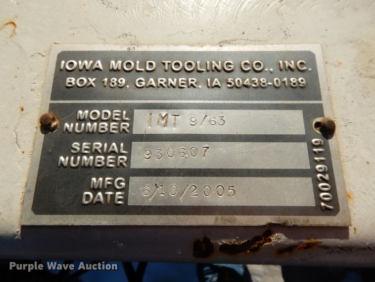 image for item DL2606 2005 IMT 9/63K2 knuckle boom crane