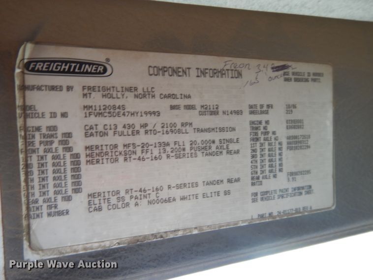 image for item DL2620 2007 Freightliner Business Class M2  dump truck