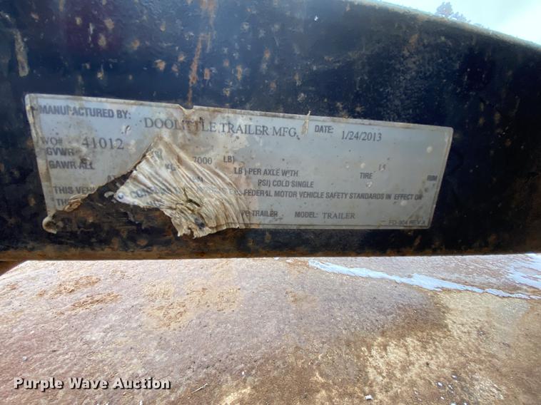 image for item EL9691 2013 Doolittle Bullitt enclosed cargo trailer