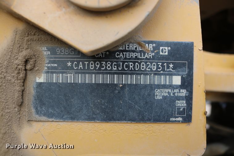 image for item EO9892 2006 Caterpillar 938G Series II  wheel loader