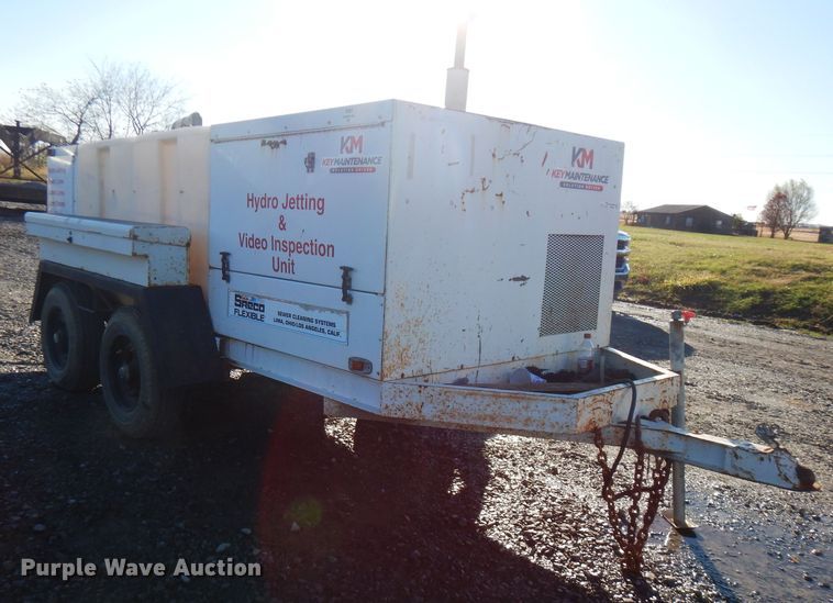 image for item FW9943 Sreco Flexible sewer jetter trailer