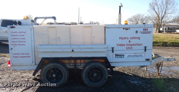 image for item FW9943 Sreco Flexible sewer jetter trailer