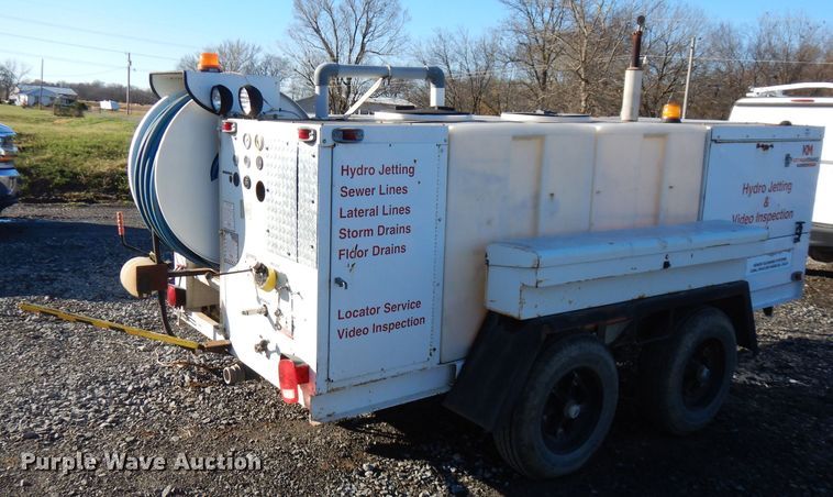 image for item FW9943 Sreco Flexible sewer jetter trailer