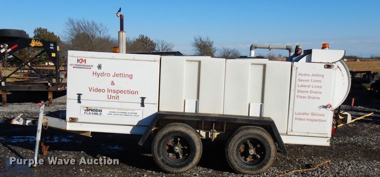 image for item FW9943 Sreco Flexible sewer jetter trailer