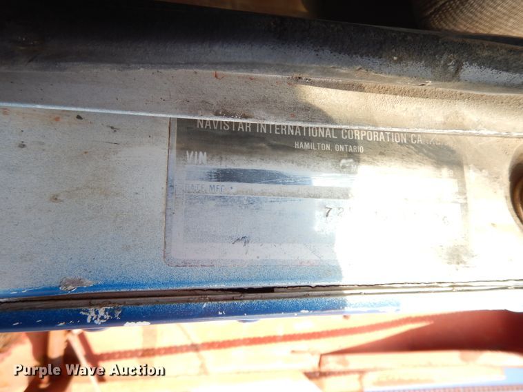 image for item GK9656 1987 International  dump truck