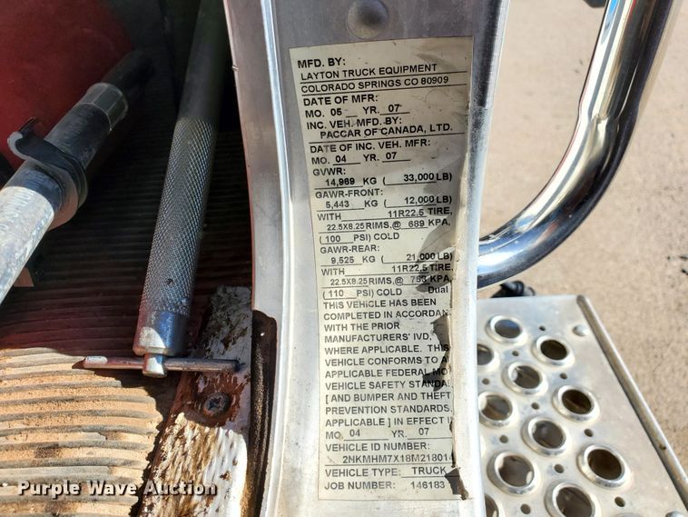 image for item HC9142 2008 Kenworth T300  dump truck