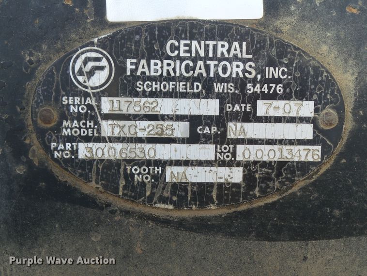 image for item HF9793 Central Fabricators TXC-225 quick coupler