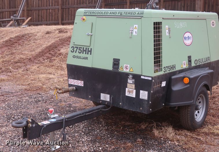 image for item HK9635 2018 Sullair 375HHAF  air compressor