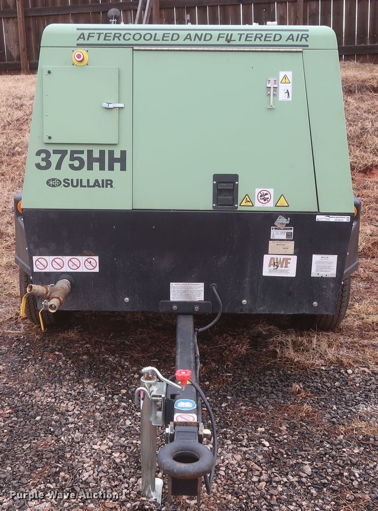 image for item HK9635 2018 Sullair 375HHAF  air compressor