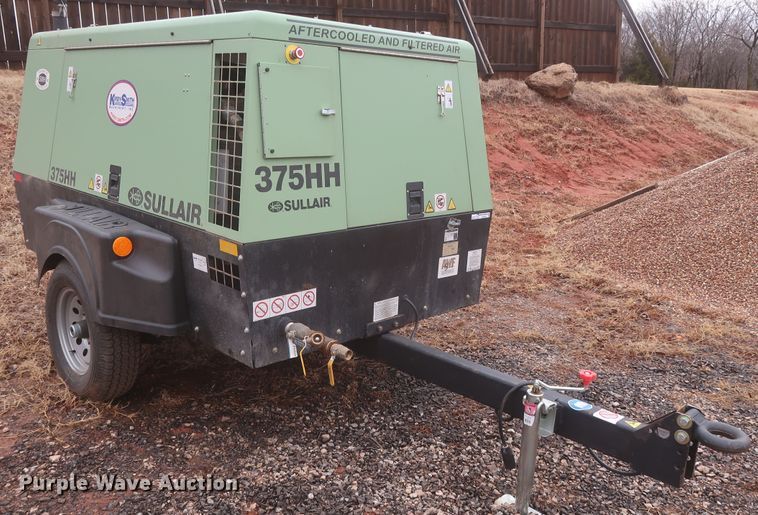 image for item HK9635 2018 Sullair 375HHAF  air compressor