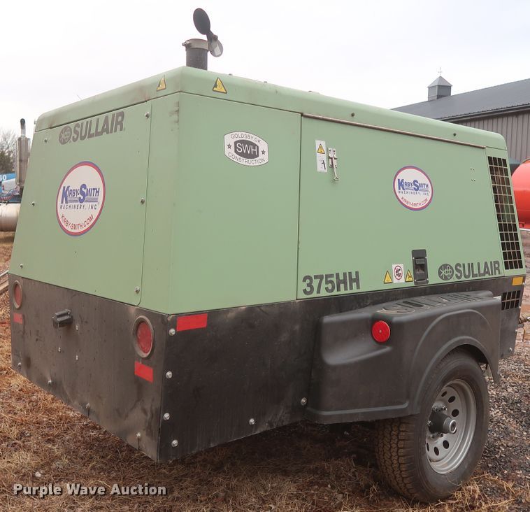 image for item HK9635 2018 Sullair 375HHAF  air compressor