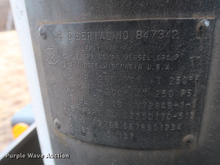 image for item HK9635 2018 Sullair 375HHAF  air compressor