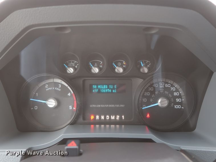 image for item HK9637 2011 Ford F550  SuperCab flatbed treater truck