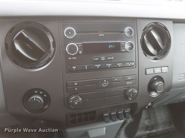 image for item HK9637 2011 Ford F550  SuperCab flatbed treater truck