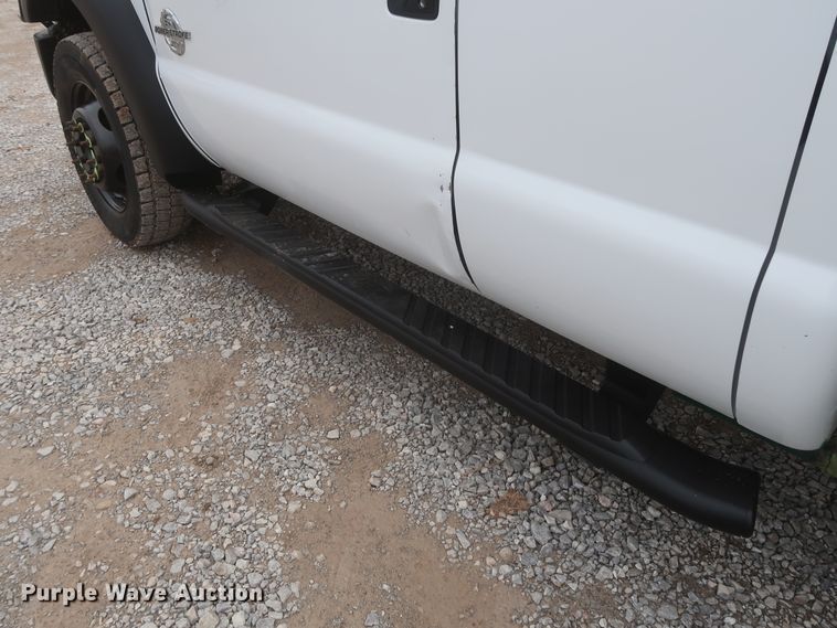 image for item HK9637 2011 Ford F550  SuperCab flatbed treater truck