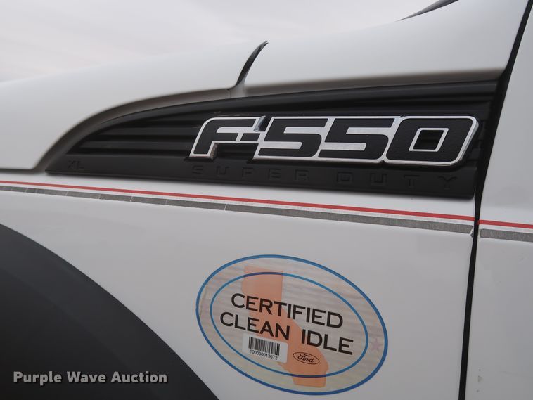 image for item HK9637 2011 Ford F550  SuperCab flatbed treater truck