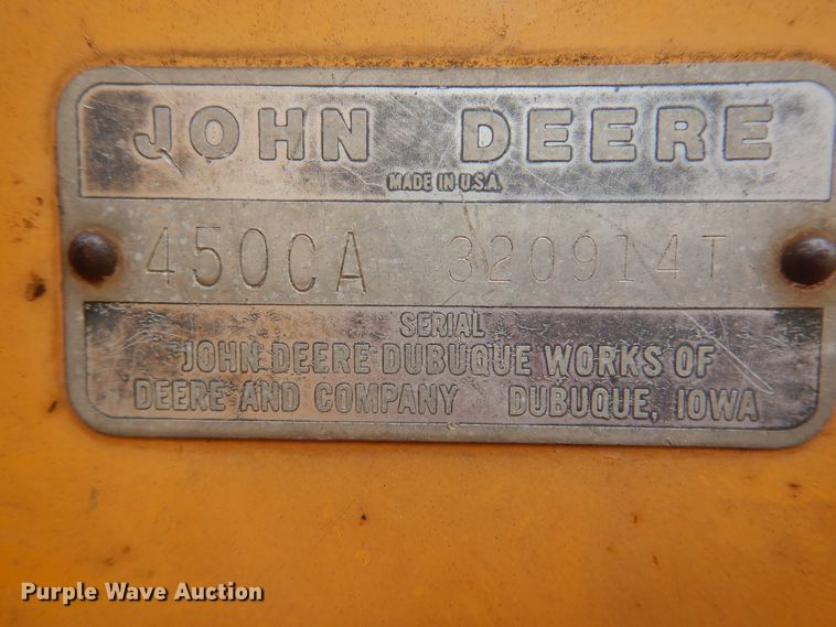 image for item HW9759 1979 John Deere 450C  track loader