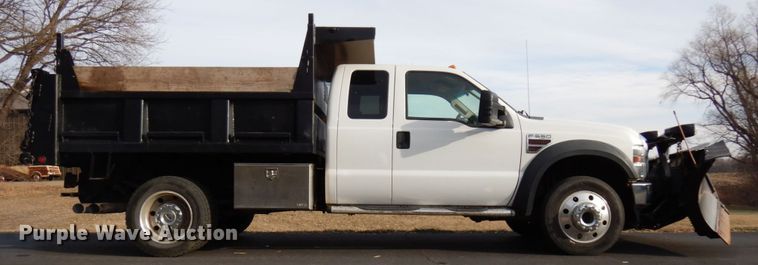 image for item HX9517 2008 Ford F550 Super Duty  SuperCab dump truck